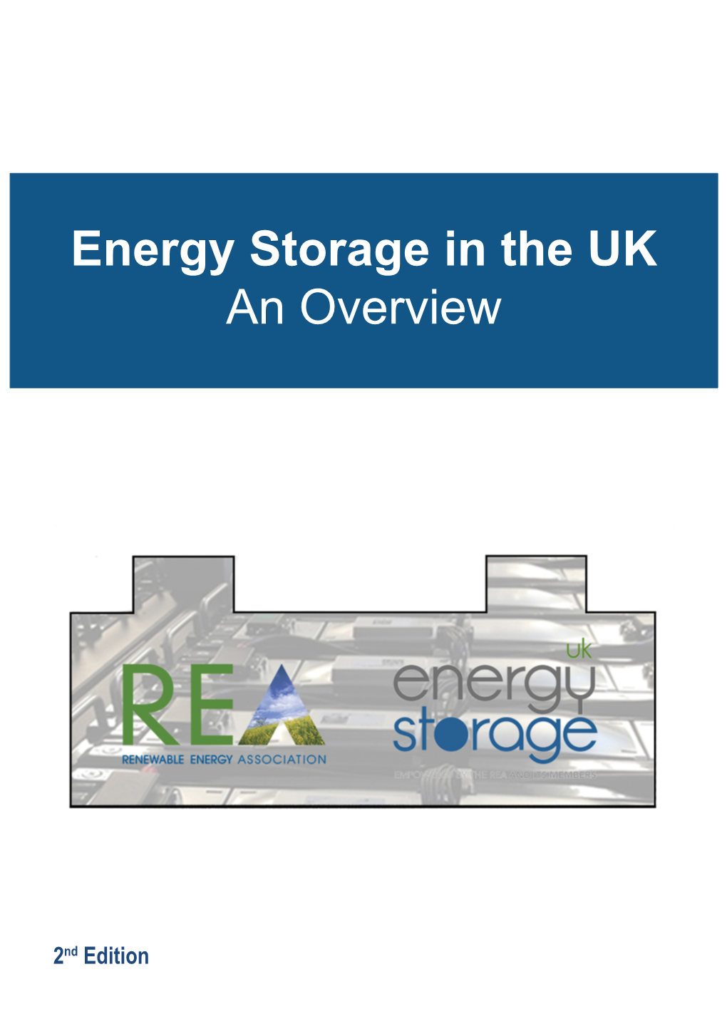 Energy Storage in the UK an Overview