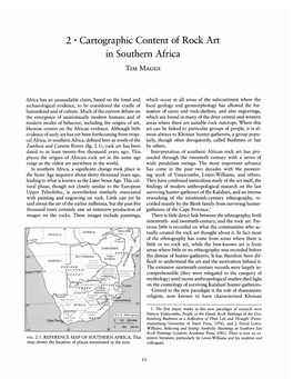 2 • Cartographic Content of Rock Art in Southern Africa