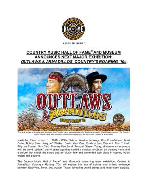 Outlaws & Armadillos: Country's