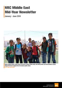 NRC Middle East Mid-Year Newsletter January - June 2018