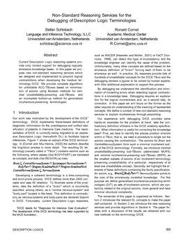 Non-Standard Reasoning Services for the Debugging of Description Logic Terminologies