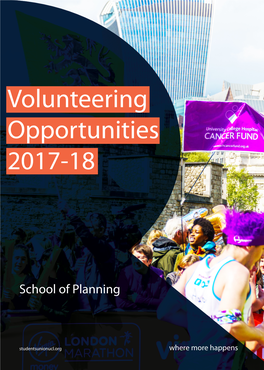Volunteering Opportunities 2017-18