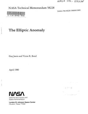 The Elliptic Anomaly