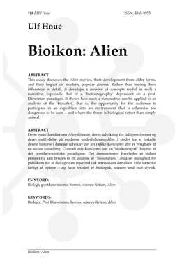 Bioikon: Alien
