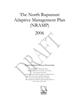 Management Plan (NRAMP) 2006