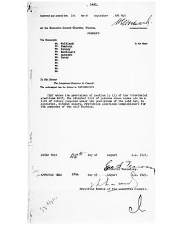 Order in Council 1480/1945