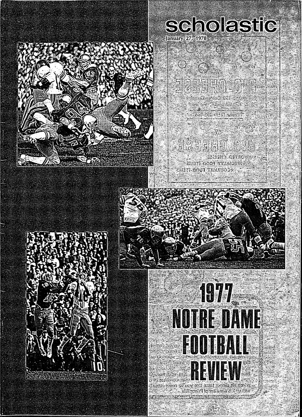 Notre Dame Scholastic Football Review