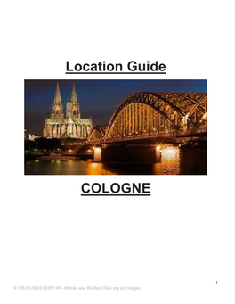 Cologne Guide