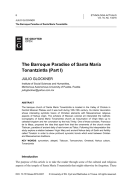 The Barroque Paradise of Santa María Tonantzintla (Part I)