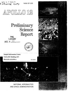 Apollo 12 Preliminary Science Report NASA SP-235