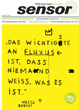 Sensor Wiesbaden-Re- Viel Erfolg Für Die Zukunft Mit Diesem Schönen Magazin