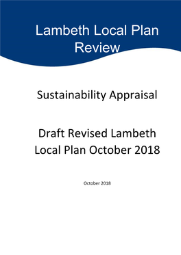 Lambeth Local Plan Review