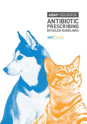 AIDAP Antibiotic Prescribing Guidelines for Dogs and Cats