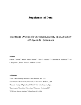 Supplemental Data