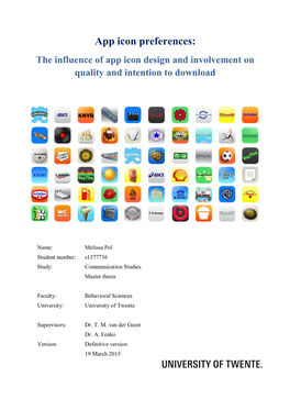 App Icon Preferences: the Influence of App Icon Design and Involvement on Quality and Intention to Download