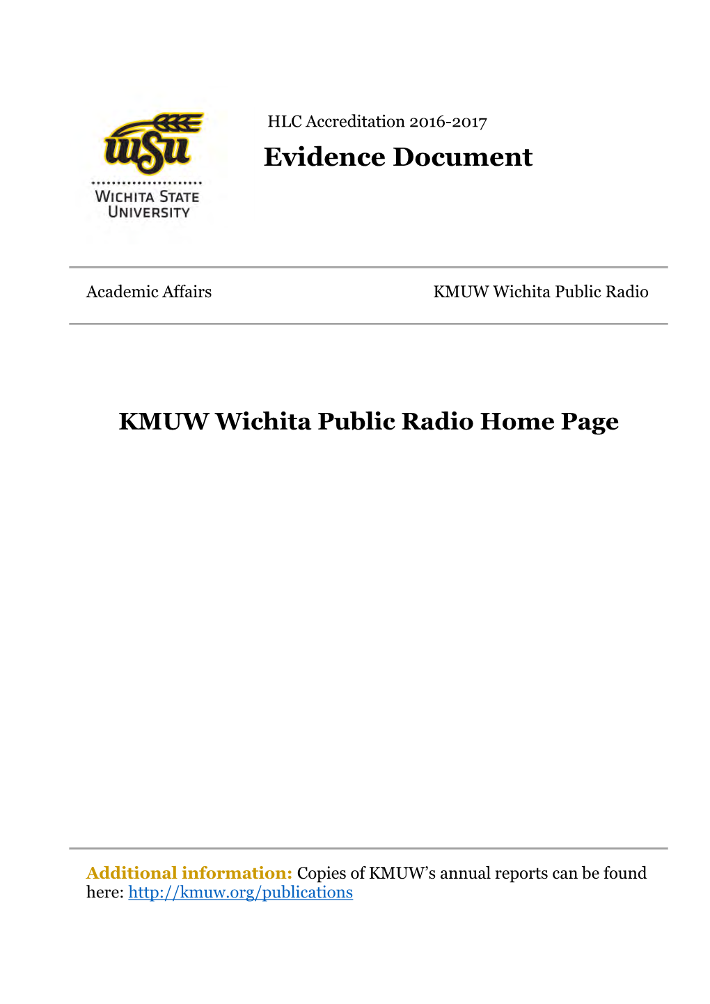 KMUW | Wichita Public Radio