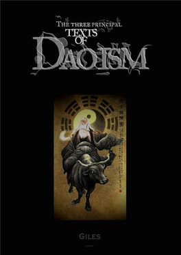 The Three Principle Texts of Daoism Translated by Herbert Giles, Lionel