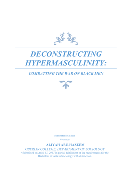 Deconstructing Hypermasculinity