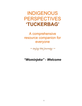 Indigenous Perspectives 'Tuckerbag'
