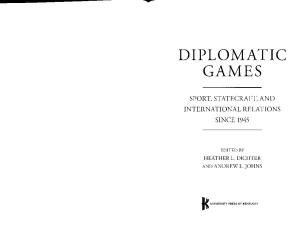 Diplomatic Games