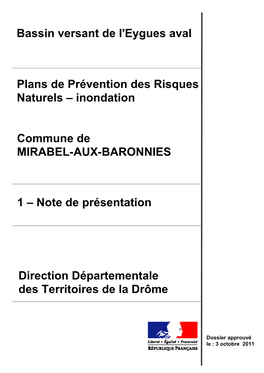 Plans De Prévention Des Risques Naturels – Inondation