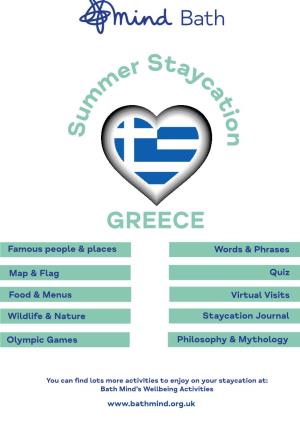 S Ummer Staycation GREECE