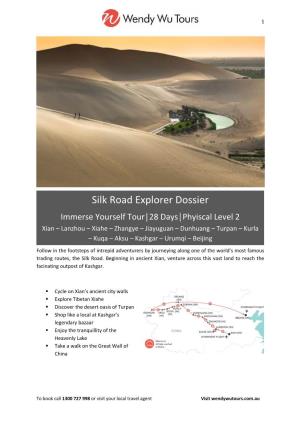 Silk Road Explorer Dossier