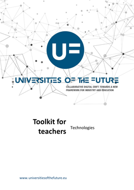 Toolkit for Teachers – Technologies Is Supplementary Material for the Toolkit for Teachers