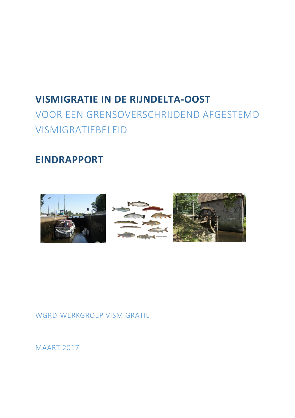 Vismigratie in De Rijndelta-Oost Voor Een Grensoverschrijdend Afgestemd Vismigratiebeleid