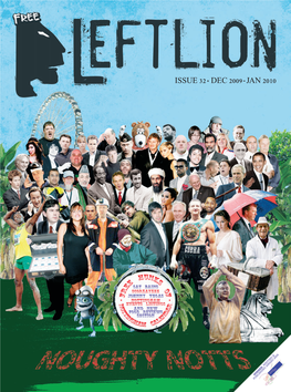 Leftlion Magazine Issue 32 Contents December 2009 - January 2010 Editorial Ducks and Youths