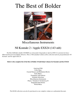BOB Misc K2 EXS.Pdf (PDF)