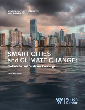 SMART CITIES and CLIMATE CHANGE: the Evolution and Curation of Knowledge
