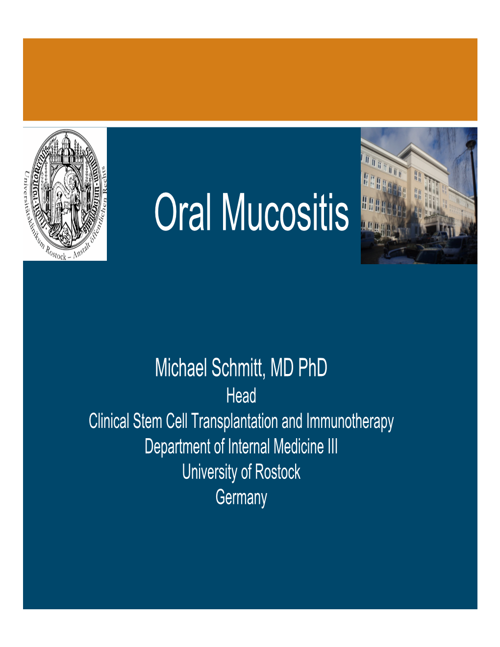 Oral Mucositis