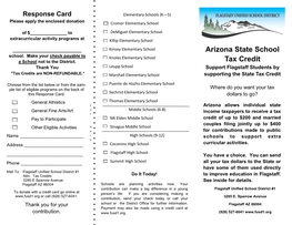 Arizona State School Tax Credit