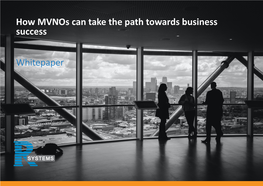 Whitepaper How Mvnos Can Take the Path Towards Business Success