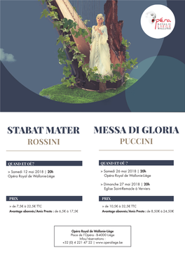 Stabat Mater Messa Di Gloria Rossini Puccini