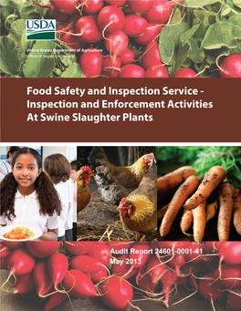 Inspection and Enforcement Activities at Swine Slaughter Plants