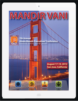 Seventh Annual Hindu Mandir Executives' Conference August 17
