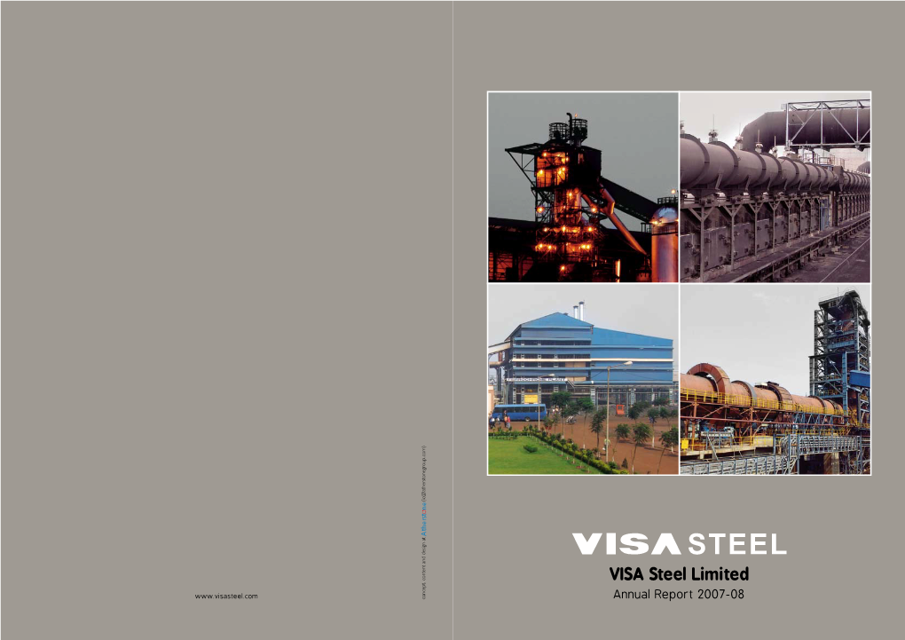 VISA Steel Limited Annual Report 2007-08