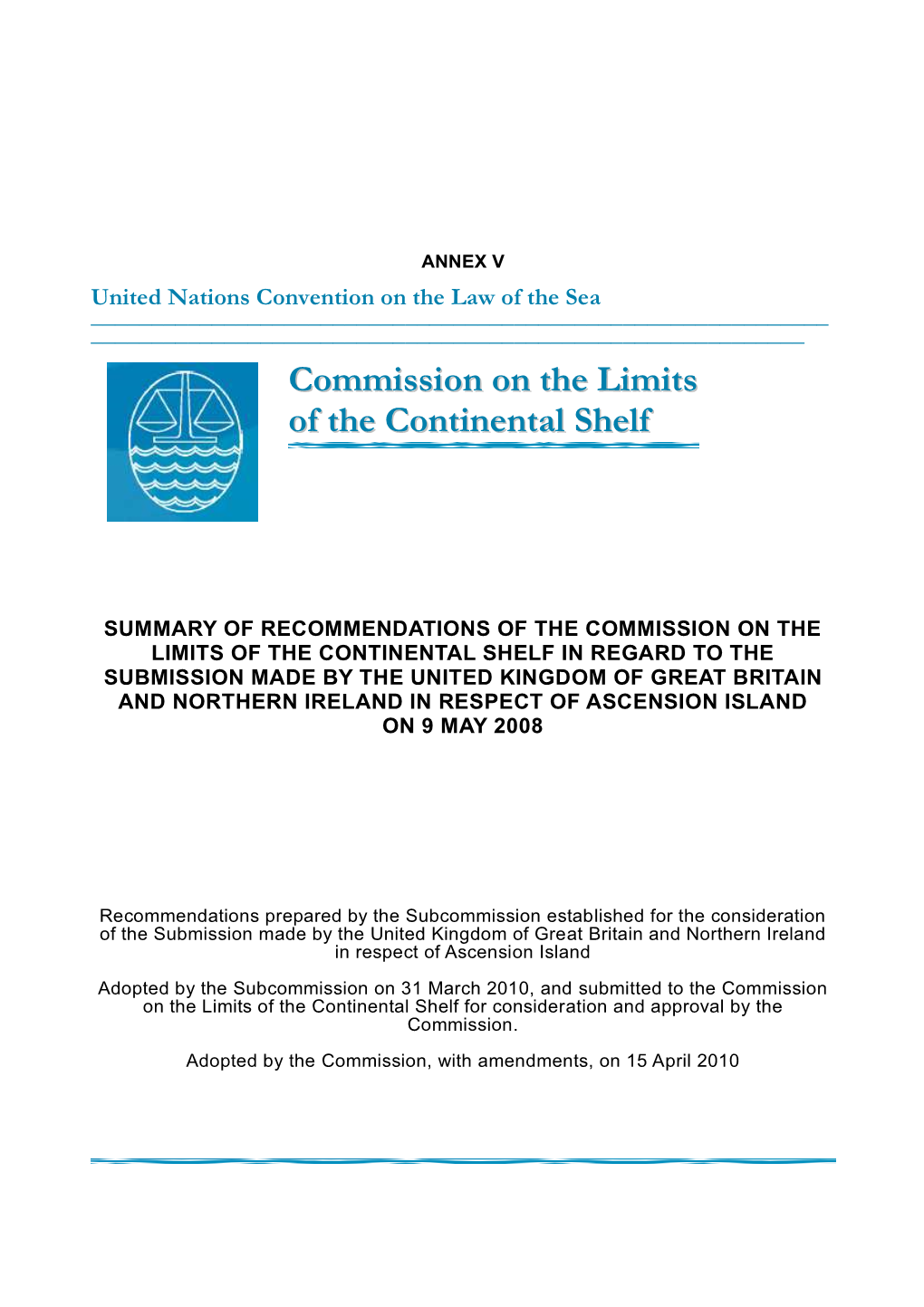 Commission on the Limits of the Continental Shelf