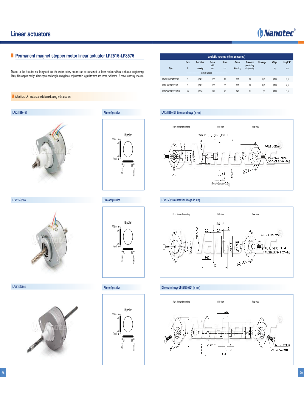 Linear Actuators