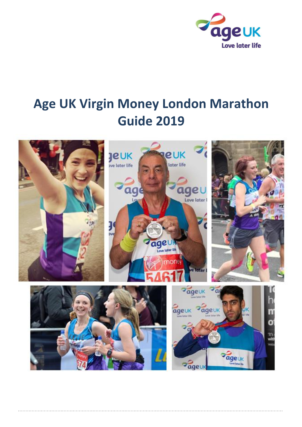 Age UK Virgin Money London Marathon Guide 2019