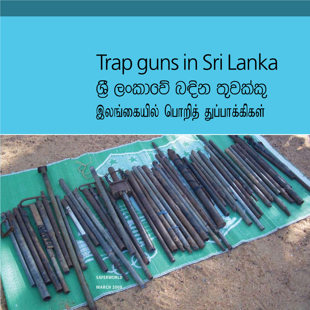 Trap Guns in Sri Lanka