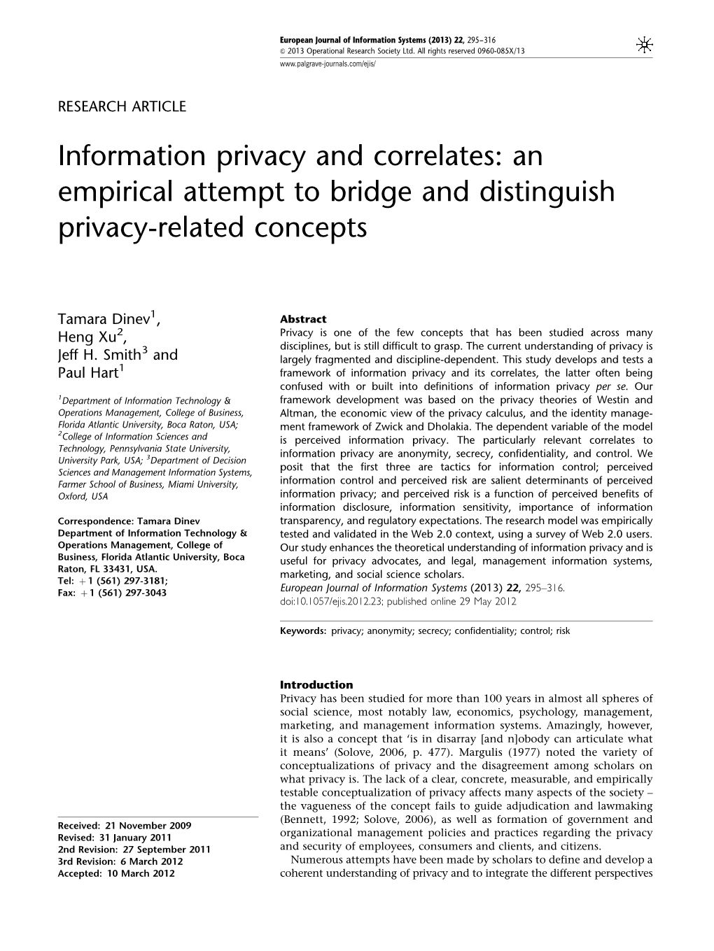 An Empirical Attempt to Bridge and Distinguish Privacy-Related Concepts