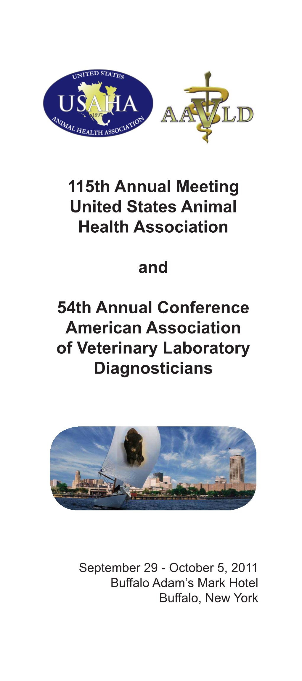115Th Annual Meeting United States Animal Health Association and 54Th