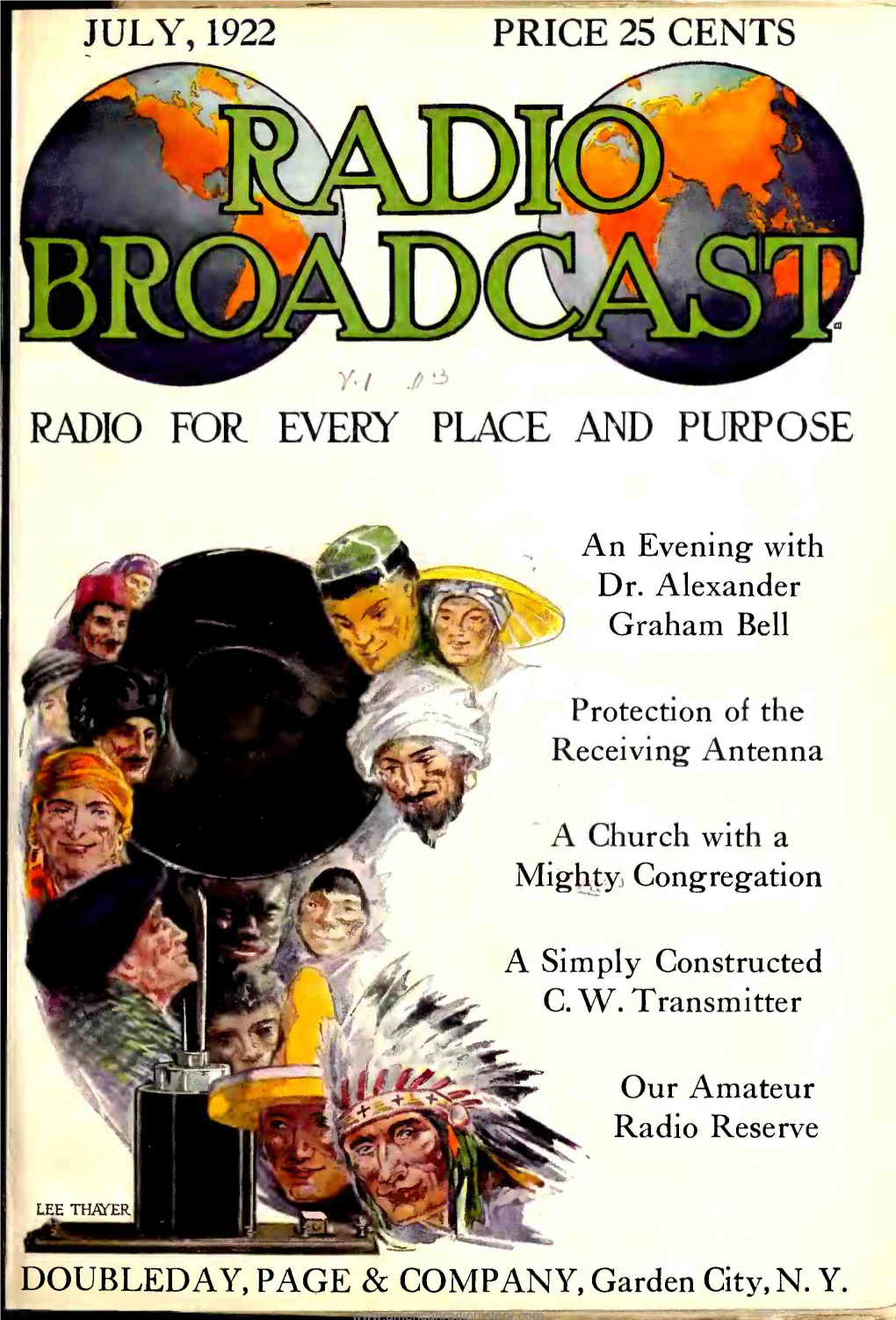 July, 1922 Price 25 Cents Radio for Every Place and Purpose