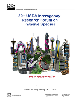 30Th USDA Interagency Research Agency on Invasive Species