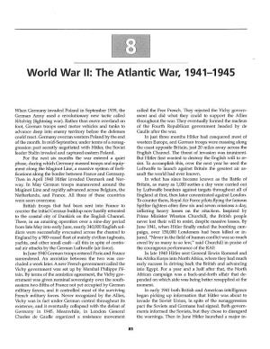 World War II: the Atlantic War, 1941-1945