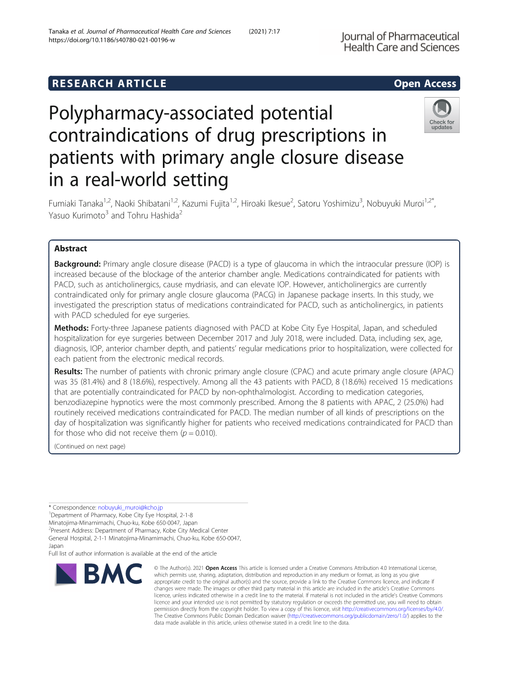 Polypharmacy-Associated Potential Contraindications of Drug