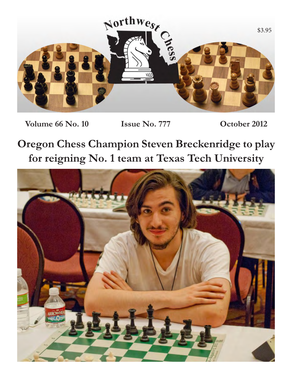 Oregon Chess Champion Steven Breckenridge to Play for Reigning No